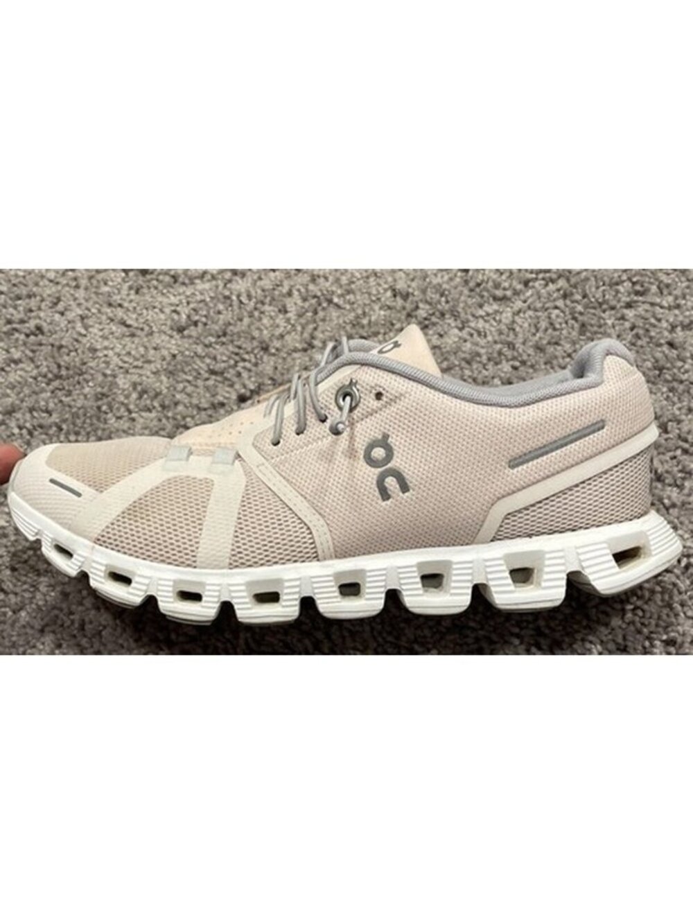On Womens Cloud 5 Pink Running Shoes Sneakers Size 8.5